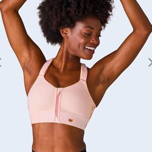 SHEFIT EUC FLEX SPORTS BRA MEDIUM Impact in blush Sz Small